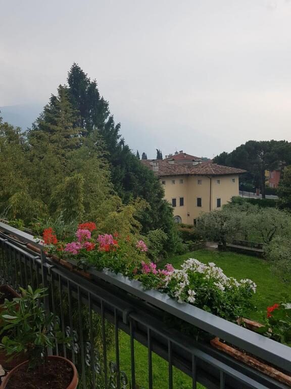Vista dal balcone di Eagle Rooms a Riva del Garda